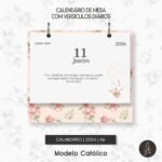Calendário 1 Versículo por Dia Católico - COLEÇÃO CRISTÃ - Imagem 2