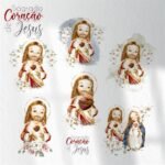Kit Digital Sagrado Coração de Jesus - Santinhos - Imagem 9