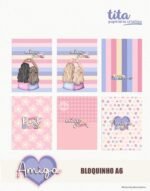 Amigas - Kit Digital + Kit Encadernação - Imagem 6