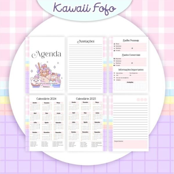 Combo Kawaii Fofo - Encadernação - Imagem 9