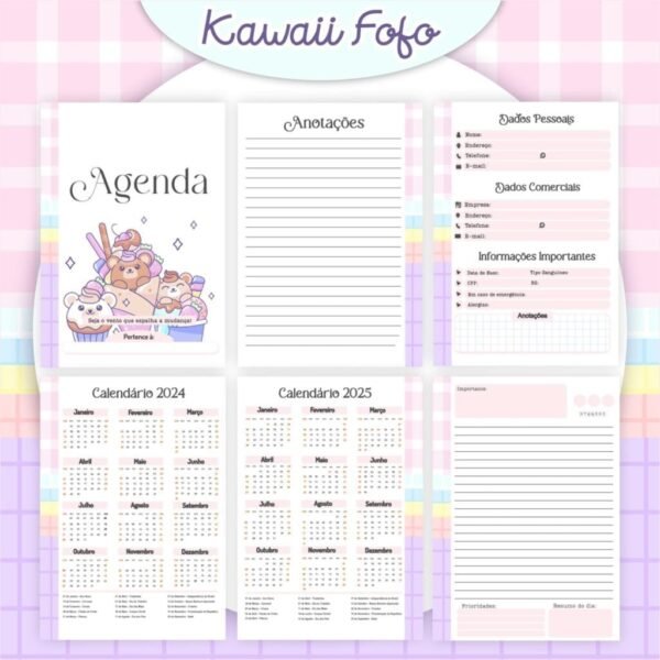 Combo Kawaii Fofo - Encadernação - Imagem 3