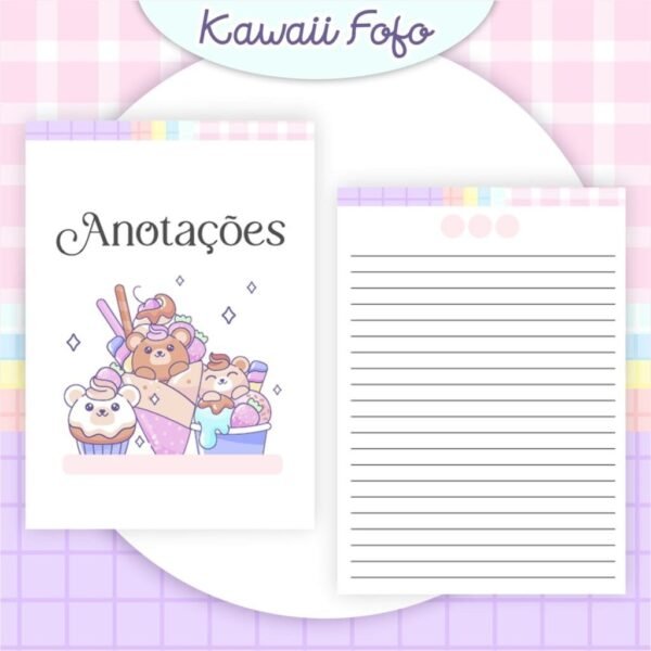Combo Kawaii Fofo - Encadernação - Imagem 4