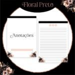 Combo Alfabeto Floral Preto e Rosa - Encadernação - Imagem 3