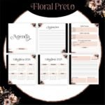 Combo Alfabeto Floral Preto e Rosa - Encadernação - Imagem 5