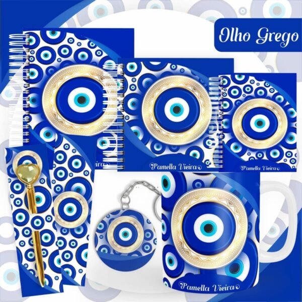Combo Olho Grego - Encadernação (Pamella) - Imagem 1