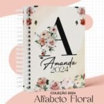 Capas Alfabeto Floral - A5 Vertical | A6 Horizontal - Coleção 2024 (MS)