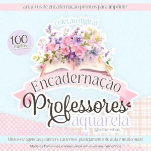 Combo Encadernação - Professores Aquarela