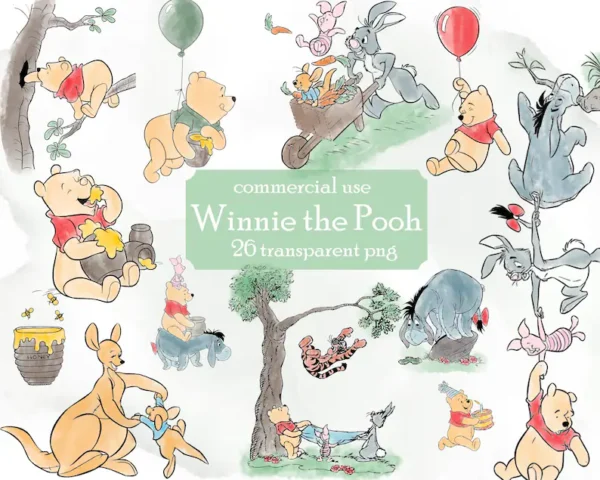 Ursinho Pooh - Kit Digital - Imagem 1