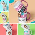 Kit Estampas Coleção Fé - Canecas