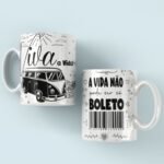 5 Estampas Canecas - Frases - Imagem 6