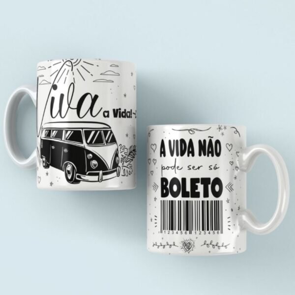 5 Estampas Canecas - Frases - Imagem 6