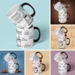 3 Estampas Canecas - Receita de Chocolate Quente