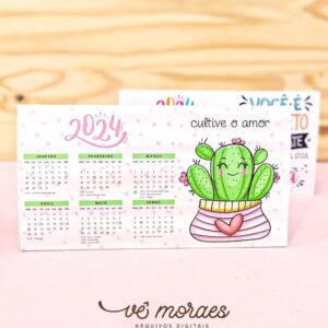 Calendários de Mesa 2024 (Vê Moraes)