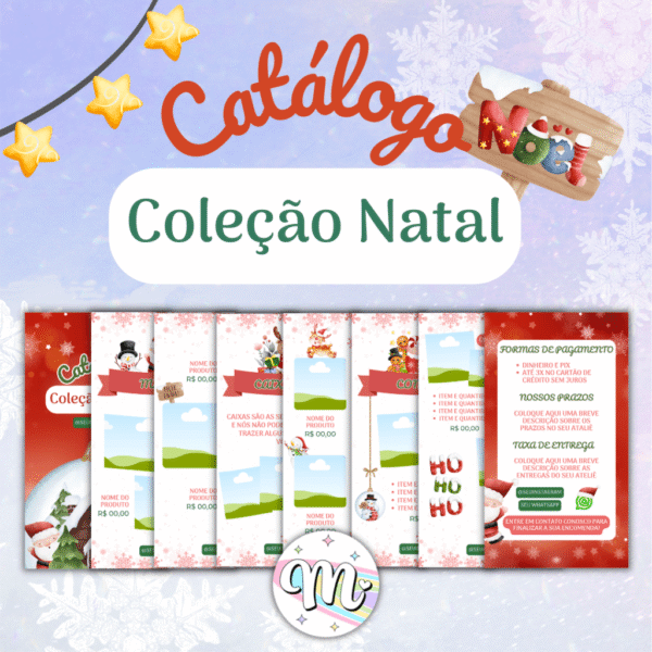 Catálogo Editável Canva - Coleção Natal Noel 2023 - Imagem 1
