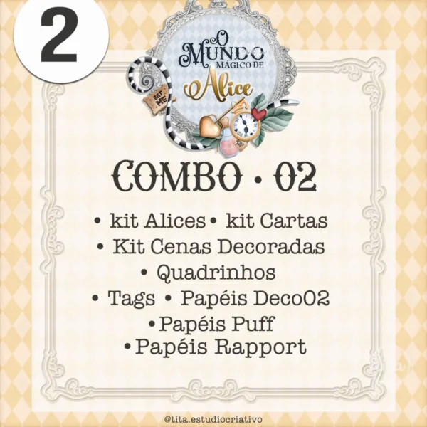 Conto de Fadas - Combo Alice 02 (Mundo Mágico) - Imagem 1