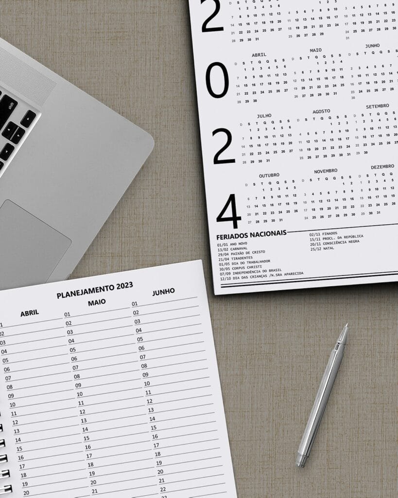 Miolo Agenda Executiva 2024 tamanho 20 x 27,5 cm (A4) 1DPP - Imagem 2