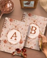 26 Capas Alfabeto A a Z e Miolo Pautado Floral Boho - Imagem 3