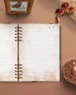 26 Capas Alfabeto A a Z e Miolo Pautado Floral Boho - Imagem 4