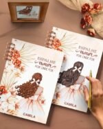 Cadernos Coleção Floral Boho Miolo Pautado com Versículos - Imagem 9