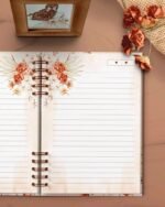 Cadernos Coleção Floral Boho Miolo Pautado com Versículos - Imagem 7