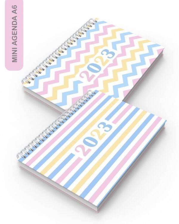 Combo Mini Agenda A6 2024 com 2DPP e 3DPP (Bicho Papel) - Imagem 5