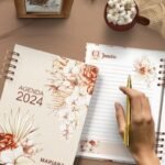 Agenda 2024 1 DPP - Coleção Floral Boho (Bicho Papel)
