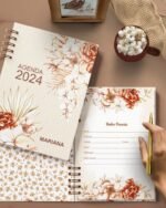 Agenda 2024 1 DPP - Coleção Floral Boho (Bicho Papel) - Imagem 2