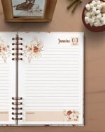 Agenda 2024 1 DPP - Coleção Floral Boho (Bicho Papel) - Imagem 7
