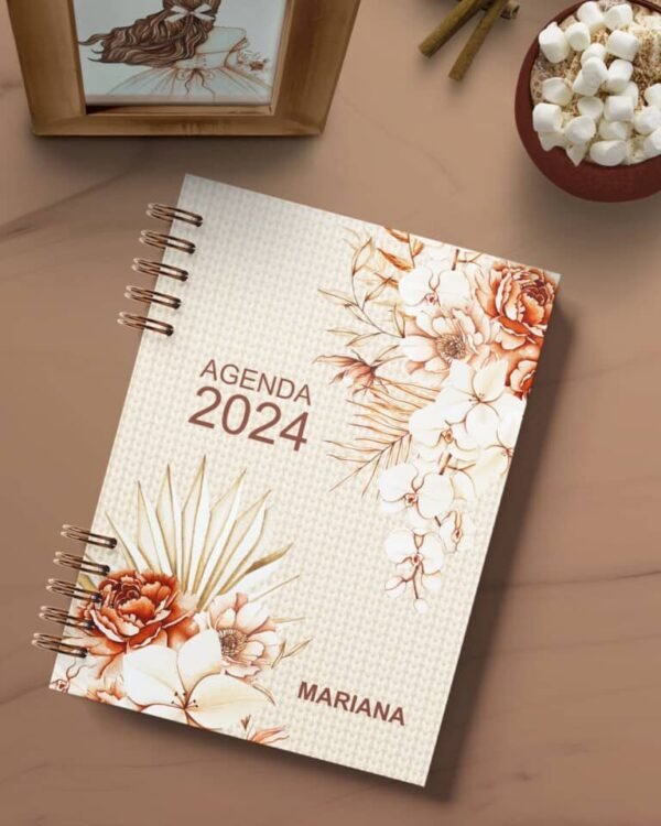 Agenda 2024 1 DPP - Coleção Floral Boho (Bicho Papel) - Imagem 6