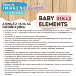 Kit Digital - ClipArt Baby Girl Elements I.A(Pandoca) - Imagem 8