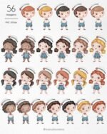 Kit Digital Marinheiros - (Ni Studio Criativo) - Imagem 6