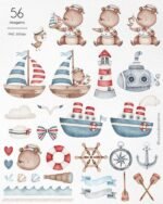 Kit Digital Marinheiros - (Ni Studio Criativo) - Imagem 7