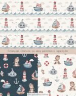 Kit Digital Marinheiros - (Ni Studio Criativo) - Imagem 3