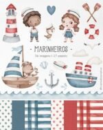Kit Digital Marinheiros - (Ni Studio Criativo)