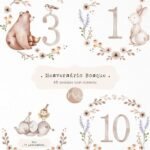 Mesversário Bosque | Artes Prontas (Ni Studio)