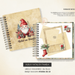 Álbum Natal em Família (Moldes da Lê)