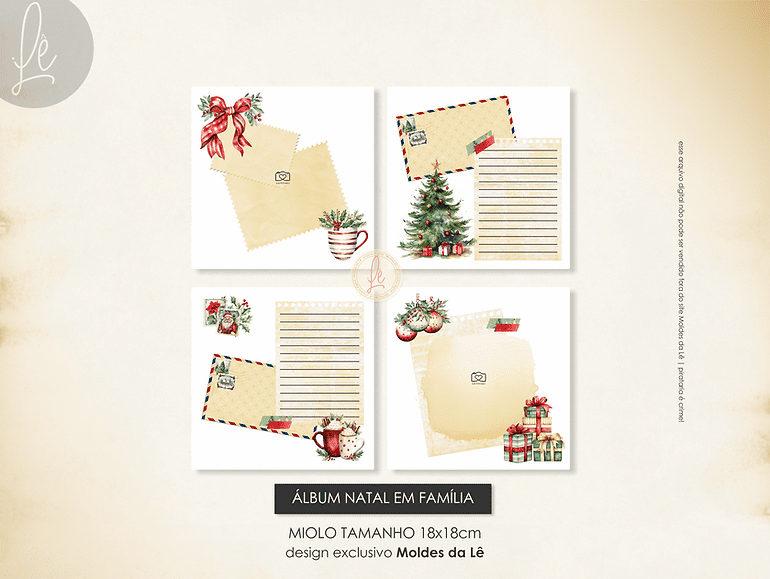 c1ab6b_f8b81ee8412b41deb1ff645dad8acb2fmv2 Álbum Natal em Família (Moldes da Lê) - Imagem 5