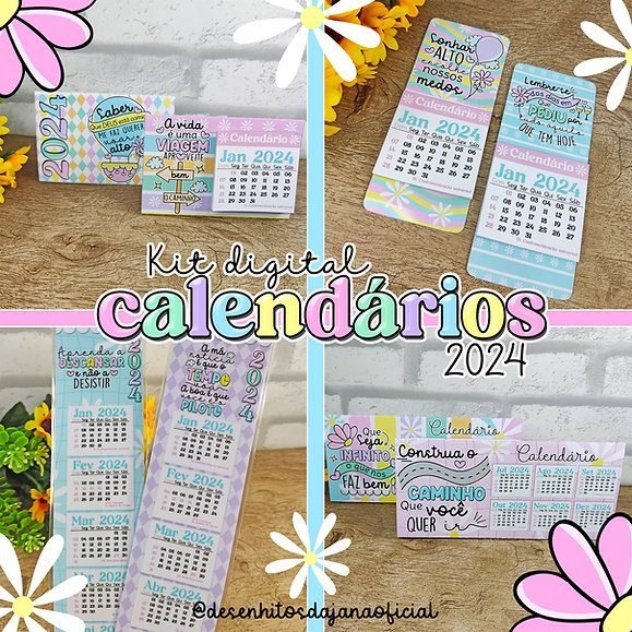 calendario-coloridos-2024-11-1.jpg Kit Digital Calendários Coloridos 2024 (Desenhintos da Jana) - Imagem 1