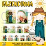 Estampas Fazendinha Canecas