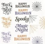 Coleção Halloween – ilustrações e papéis digitais - Imagem 4