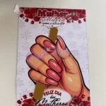 PDF Card Mão Mini Lixa de Unhas Mulher Virtuosa - Dia da Mulher