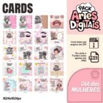 Pack Cards + Fundos Mulheres - Imagem 8