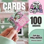 Pack Cards + Fundos Mulheres