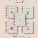 Diário da Gratidão Floral Wire-o (Perfeito Miolo)