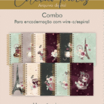 Coleção Paris Combo - Agenda | Planner  | Caderno | Capas (Perfeito Miolo)