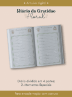 Diário da Gratidão Floral Costura (Perfeito Miolo) - Imagem 7