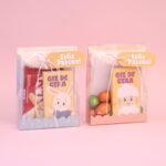 Duo Bolsinhas de Páscoa em Acetato com Kit para Colorir | Coelho e Cordeiro