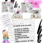 Kit Estampas Canecas + Azulejos - Avós Collages