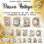Páscoa Antiga - Estampas Canecas