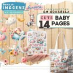 Kit Digital - ClipArts Cute Baby Pages (Pandoca)